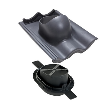 Проходной элемент Vilpe, TIILI 2K серый