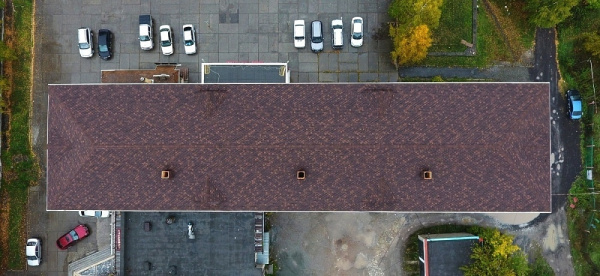 Битумная черепица, Docke, Standart Тетрис цвет: коричневый, 3 м² / уп.