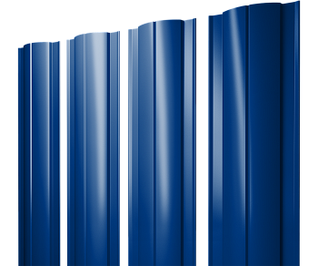 GL Штакетник Круглый с прямым резом 0.45 мм, PE, RAL 5002