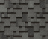 Битумная черепица RoofShield, Премиум, модерн цвет: гранит, 3 м² / уп.