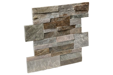 Сланец, 3D панель из камня, 350х180 мм, Modern Beige Slate