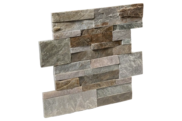 Сланец, 3D панель из камня, 350х180 мм, Modern Beige Slate