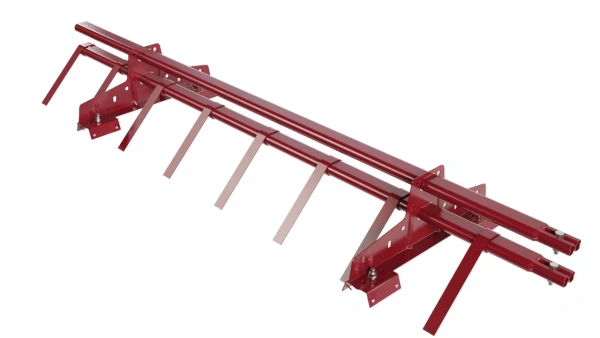 Снегозадержатель для профнастила Н-60, Н-75 Borge L=1500 мм, 2 опоры, 2 трубы, овал 25х45 RAL 3003