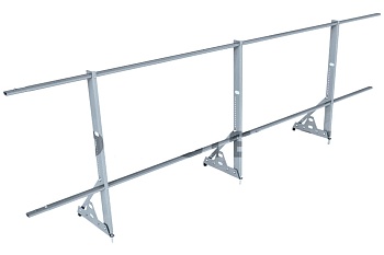 Ограждение кровельное, универсальное Promo Next, H=900 мм б\ц, L=3000 мм