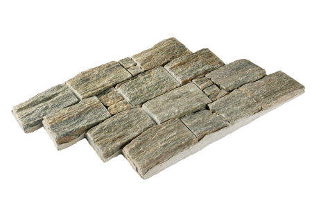Кварцит, 3D панель из камня, 550х200 мм, Country Boston Blend