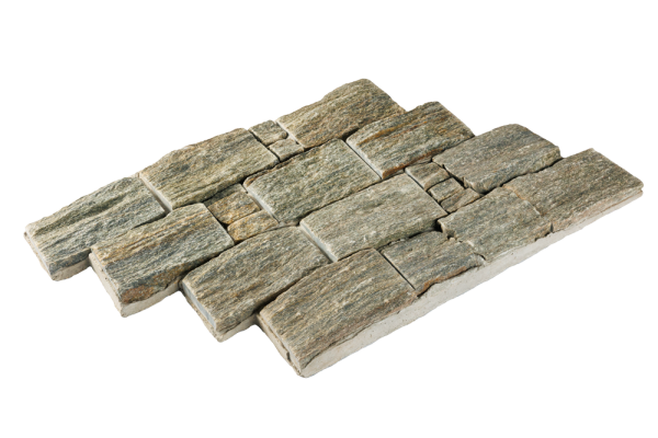 Кварцит, 3D панель из камня, 550х200 мм, Country Boston Blend