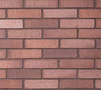 Кирпич облицовочный клинкерный Kerma Premium, 0.7НФ пустотелый, цвет: бордо, каре, М300, 250х85х65 мм