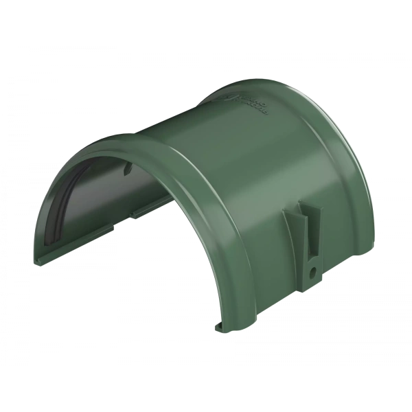 Соединитель желоба, Технониколь пвх, стандарт Ø 125 мм, цвет: зеленый