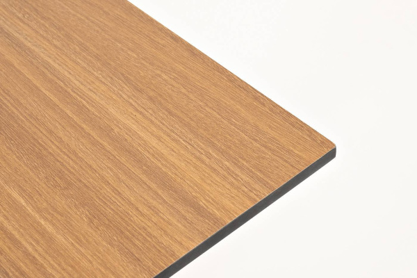 Стол из HPL квадратный 70х70 см, Каффе цвет: дуб