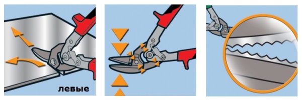 Ножницы EDMA подрезные/проходные левые