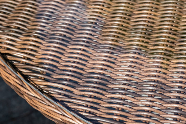 Стол плетеный круглый Эспрессо, Ø 150 см, высота 75 см цвет: коричневый