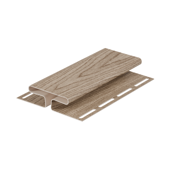 H-профиль пвх, Docke, L=3000 мм, серия Lux под дерево, цвет: Сибирский