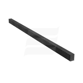 Самоклеящийся уплотнитель прямоугольный, Eurovent, 60х1000 мм, цвет: антрацит
