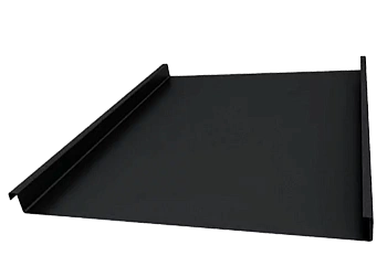 Фальц двойной стоячий Armo 0.5 мм, Rooftop Бархат 275, RAL 9005