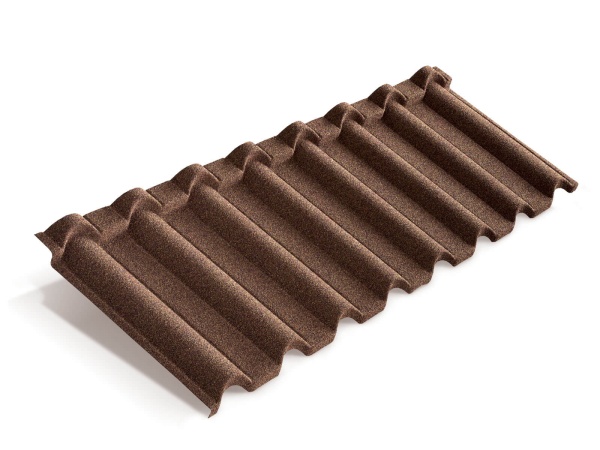 Композитная черепица Metrotile Gallo 1315 х 418 мм цвет: пустыня