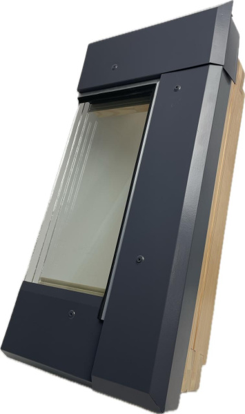 Мансардное окно Werso Комфорт Плюс, 94х98 см дерево, 2-х камерный стеклопакет, триплекс, цвет: дерево, лак