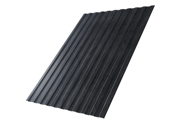 Профилированный лист GL C 8 A, 0.45 мм, Print Premium, Grey Wood TwinColor Профилированный лист GL C 8 A, 0.45 мм, Print Premium, Grey Wood TwinColor