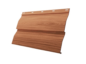 Металический сайдинг Grand Line, корабельная доска 0.45 мм, Print Elite, Honey Wood TwinColor