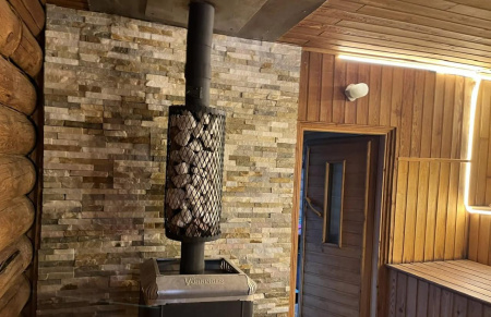 Сланец, 3D панель из камня, 600х150 мм, Classic Beige Slate, 8 шт/уп