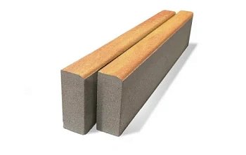 Бордюр тротуарный Braer 200 мм 1000х80 мм, цвет: Color Mix Рассвет