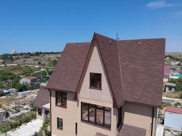 Битумная черепица, Docke, Premium, Цюрих цвет: арахис, 3.1 м² / уп.