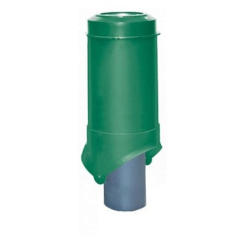 Вентиляционный выход канализации Krovent Pipe-VT IS 125 мм зеленый