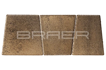 Тротуарная плитка Braer Старый город Веймар 60 мм 128х93х160, 145х110х160, 163х128х160 мм, цвет: Color Mix Прайд