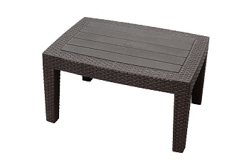 Столик журнальный B:Rattan Arizona, из искусственного ротанга цвет: венге