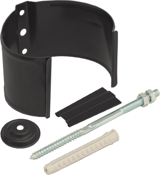 Кронштейн трубы на кирпич, Grand Line Ø 90 мм, PU Matte, RR 32