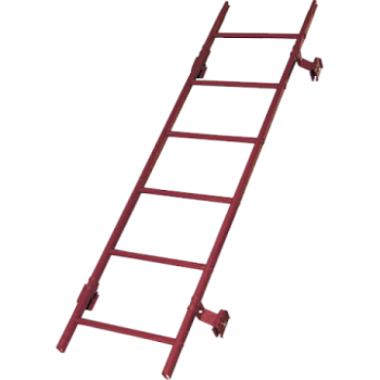 Лестница кровельная для фальцевой кровли Roofsystems Prestige 400 фальц, L=1200 мм RAL 3011