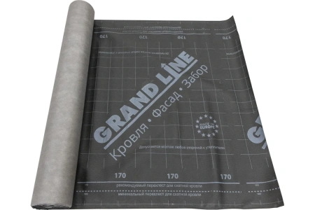 Мембрана супердиффузионная Grand Line 170+TAPE, 1.5х50 м 75 м²