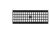 Решетка водоприемная Standartpark, Basic DN150, чугунная ячеистая, кл.C, арт: 22403