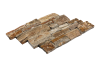 Кварцит, 3D панель из камня, 550х200 мм, Country Scotch Blend