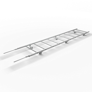 Лестница кровельная для фальцевой кровли Roofsystems Prestige 600 фальц, L=3000 мм RAL 9003