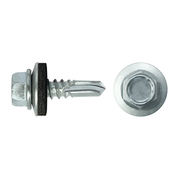 Саморез кровельный, 5.5х19 мм, сверло №3, zinc, уп. 250 шт.