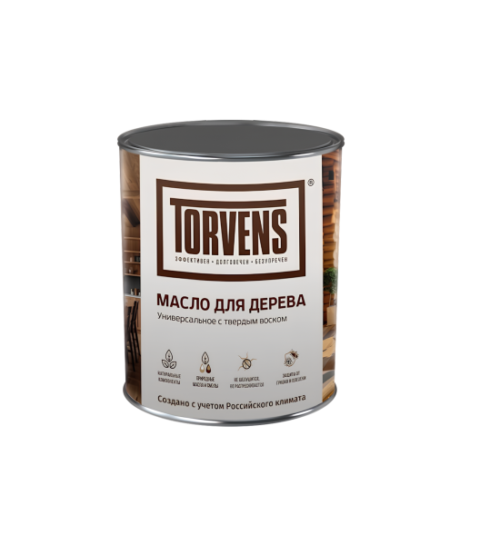 Масло для дерева универсальное Torvens, уп. 5 л цвет: ироко