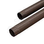 Труба водосточная Ø100 мм, Металл Профиль Foramina Freeze, L=1000 мм, DarkBrown