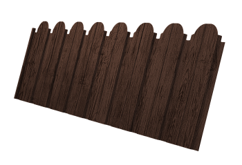Профилированный лист GL C10 B, фигурный, 0.45 мм, Print Premium, Antique Wood TwinColor Профилированный лист GL C10 B, фигурный, 0.45 мм, Print Premium, Antique Wood TwinColor