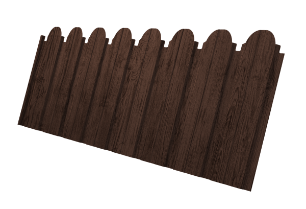 Профилированный лист GL C10 B, фигурный, 0.45 мм, Print Premium, Antique Wood TwinColor Профилированный лист GL C10 B, фигурный, 0.45 мм, Print Premium, Antique Wood TwinColor