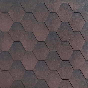 Битумная черепица, Katepal, Jazzy цвет: коричневый, 3 м² / уп.