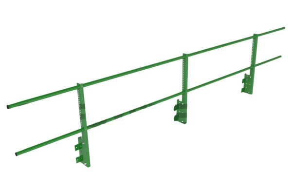 Ограждение кровельное на парапет Roofsystems Econom, H=600 мм RAL 6002, L=3000 мм