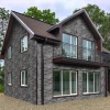 Фасадная плитка Hauberk кирпич, уп 2.5 м² цвет: готика