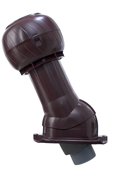 Комплект канализации Gervent Statik для профлиста-20 110/ИЗ/160 мм коричневый