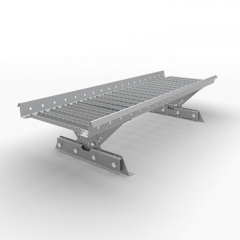 Мостик кровельный для фальцевой кровли Roofsystems Prestige Next фальц, L=1200 мм RAL 7004