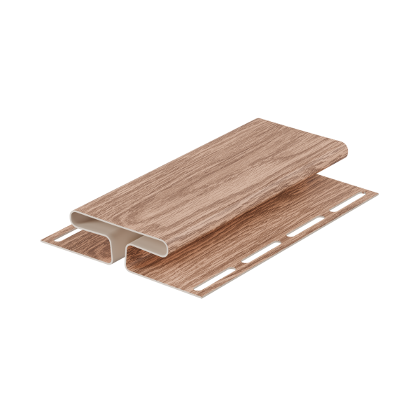 H-профиль пвх, Docke, L=3000 мм, серия Lux под дерево, цвет: рябина