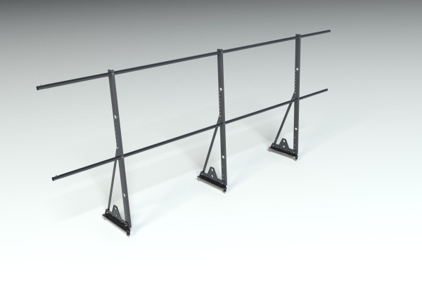 Ограждение кровельное, универсальное Roofsystems Econom Smart, H=1200 мм RAL 9005, L=3000 мм