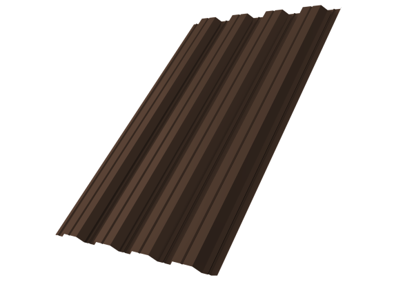 Профилированный лист GL HC44 А, 0.5 мм, Drap TX, RAL 8017