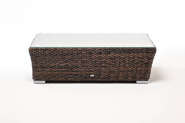 Стол журнальный из искусственного ротанга /гиацинт/, Капучино цвет: коричневый