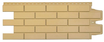 Фасадная панель Grand Line, Кирпич клинкерный Classic, цвет: песочный