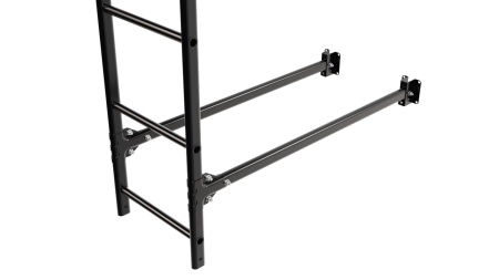 Фасадная лестница Borge, верхняя секция, L=1800 мм RAL 9005